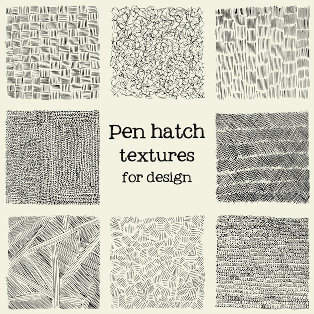 Diverse Pen-Drawn Textures and Patterns for Artistic Design | Jiffy Designs