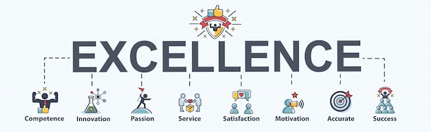 Vibrant Icons Symbolizing Excellence in Diverse Domains | Jiffy Designs