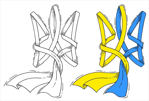 Vibrant Intertwined Ribbons in Contrasting Colors | Jiffy Designs