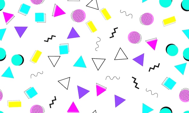 Vibrant Geometric Shapes in Playful Arrangement | Jiffy Designs
