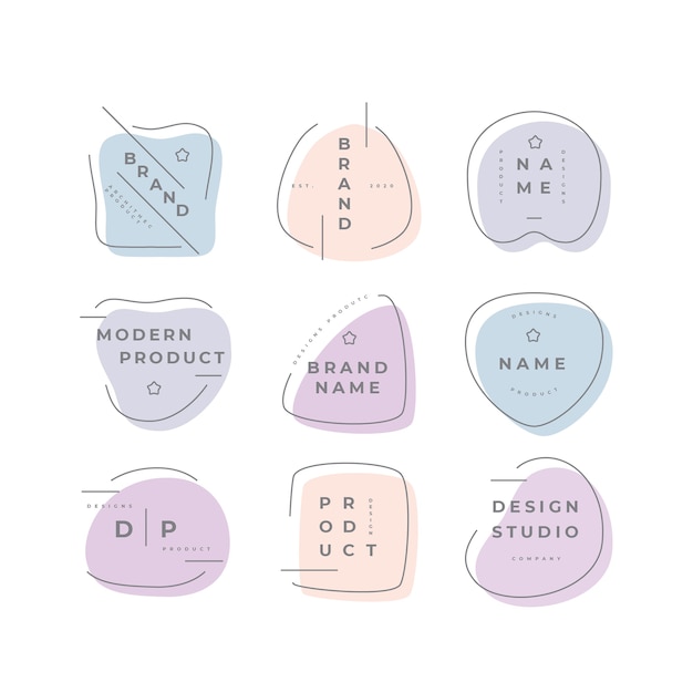 Elegant Pastel Collection of Versatile Graphic Design Elements | Jiffy ...