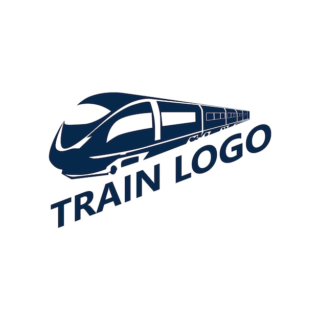 Sleek and Speedy Train Silhouette with Bold Text | Jiffy Designs