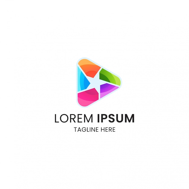 Vibrant Geometric Play: A Colorful Abstract Logo Design | Jiffy Designs