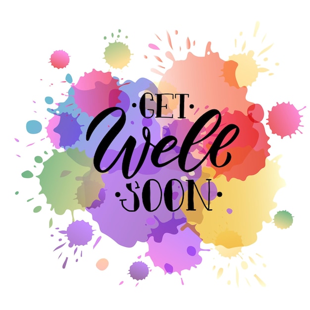 Vibrant Motivational Message on Colorful Paint Splatter Background ...