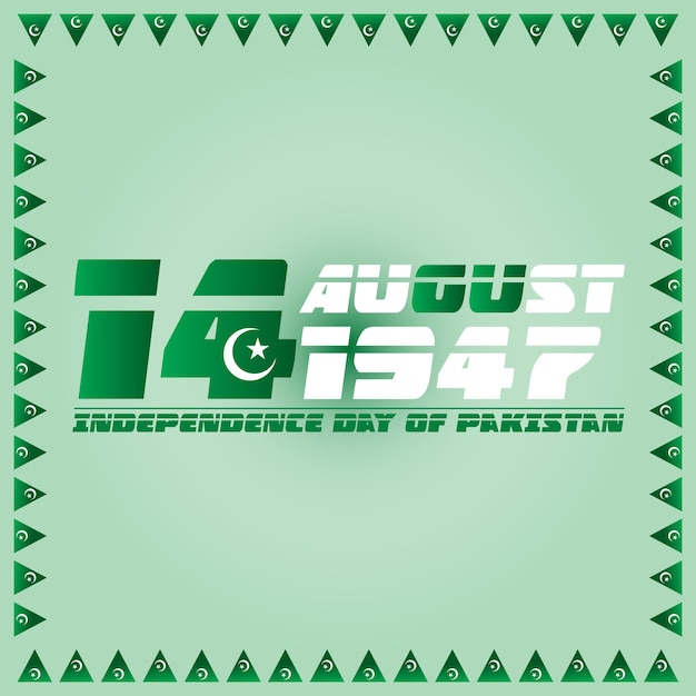 Vibrant Green Celebration of Pakistan's Independence | Jiffy Designs