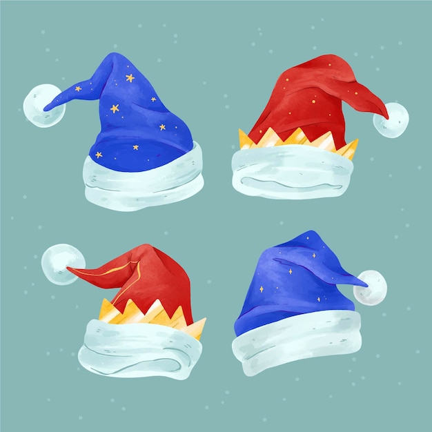 Vibrant Collection of Festive Elf Hats with Whimsical Designs | Jiffy ...