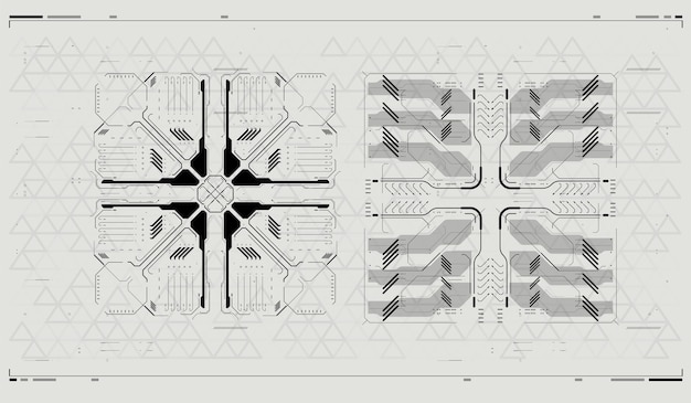 Versatile Geometric Patterns in Monochrome Elegance | Jiffy Designs