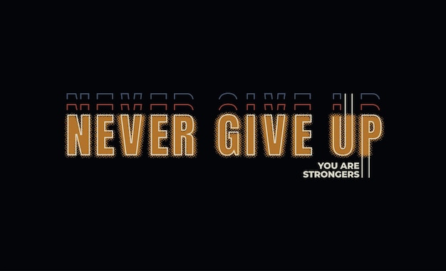 Glowing Motivational Text Urging Perseverance on Dark Background ...