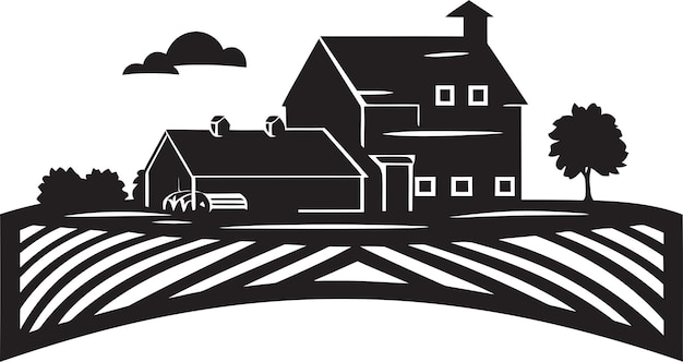 Striking Farmhouse Silhouette with Geometric Patterns | Jiffy Designs
