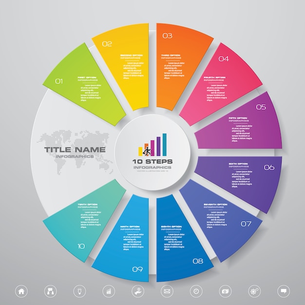 Vibrant Circular Infographic Design with Labeled Sections | Jiffy Designs