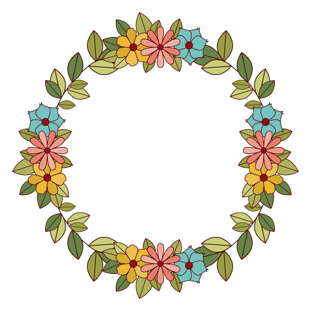 Vibrant Floral Wreath with Colorful Blooms and Lush Foliage | Jiffy Designs