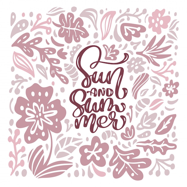 Vibrant Floral Illustration with Inspiring Lettering | Jiffy Designs