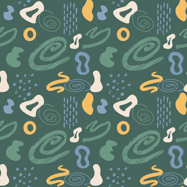 Vibrant Abstract Shapes in Earthy Tones | Jiffy Designs
