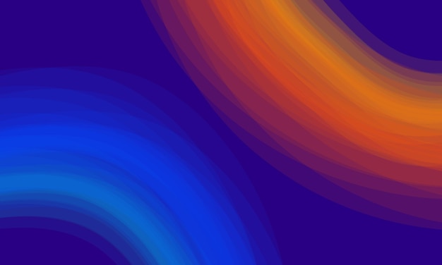 Vibrant Waves of Brilliant Blue and Fiery Orange | Jiffy Designs