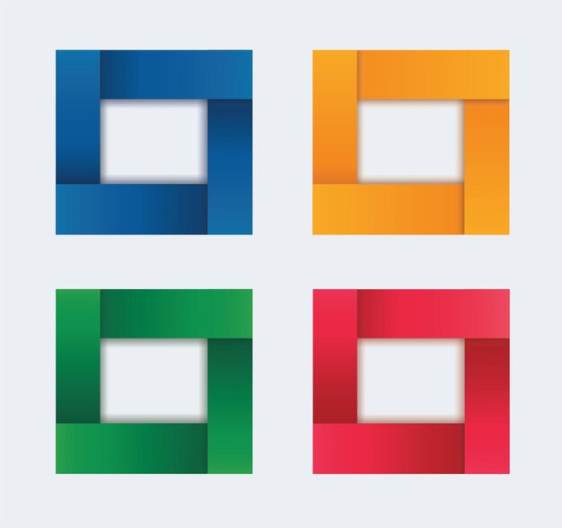 Vibrant Geometric Shapes in Contrasting Primary Colors | Jiffy Designs