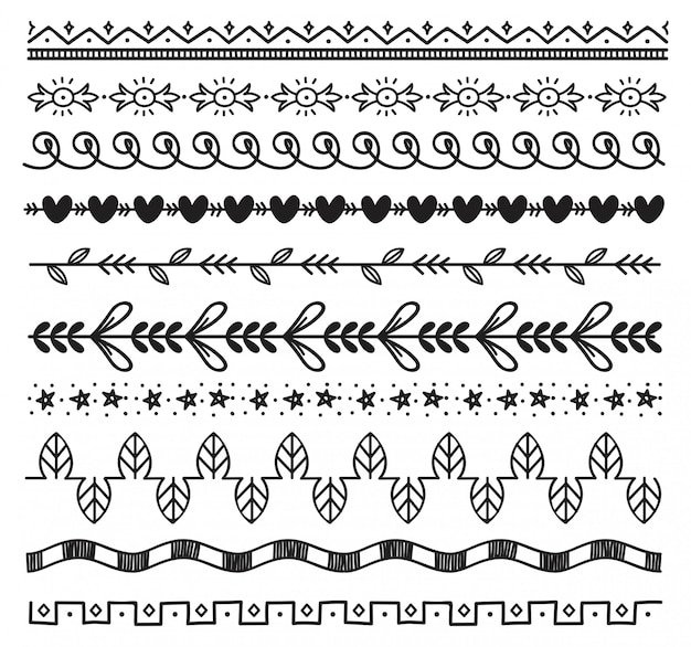 Versatile Collection of Decorative Borders and Dividers | Jiffy Designs