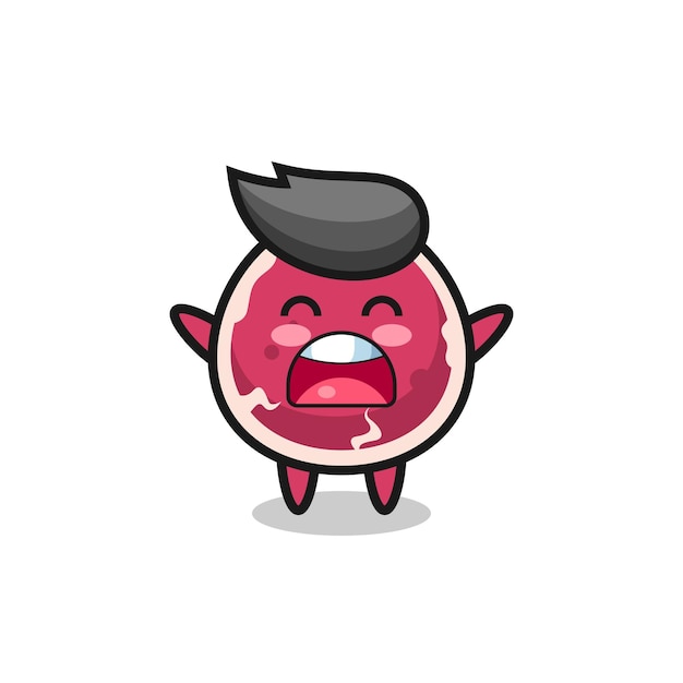 Adorable Cartoon Mascot with Expressive Face | Jiffy Designs