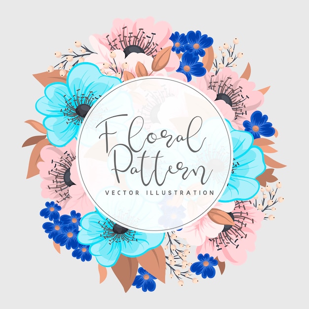 Vibrant Floral Wreath with Handwritten Typography | Jiffy Designs