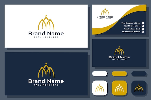 Elegant Golden Crown Emblem with Refined Typography | Jiffy Designs