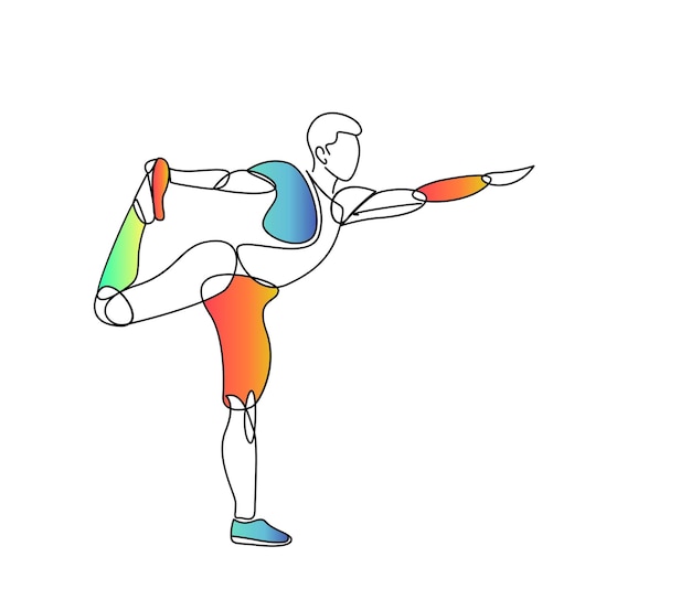 Vibrant Dancer Striking a Dynamic Pose | Jiffy Designs