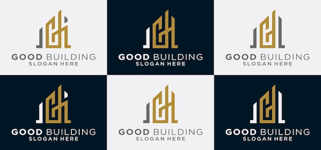 Elegant Architectural Insignia: A Collection of Modern Building Logos ...