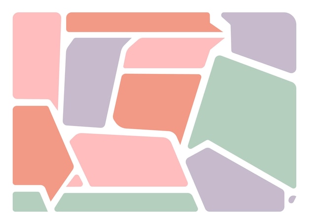 Vibrant Geometric Shapes in Pastel Tones | Jiffy Designs