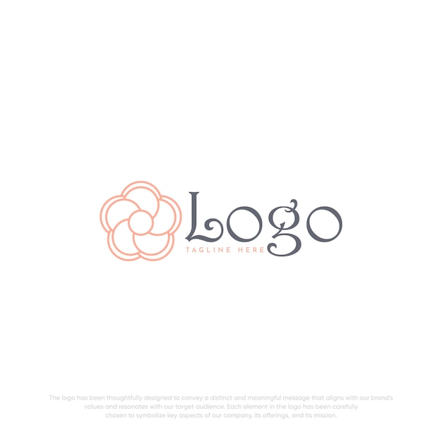 Elegant Floral Logo with Refined Typography | Jiffy Designs