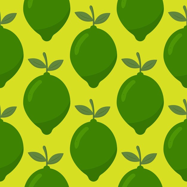 Vibrant Green Lemon Pattern | Jiffy Designs