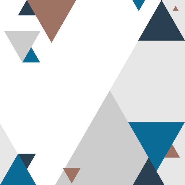 Geometric Shapes in Earthy Tones and Cool Blues | Jiffy Designs