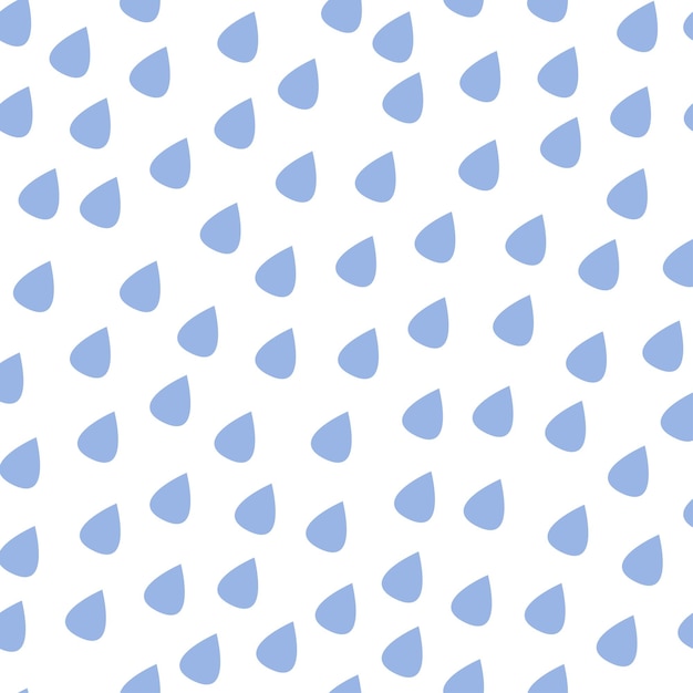 Gentle Raindrop Pattern in Soft Shades of Blue | Jiffy Designs