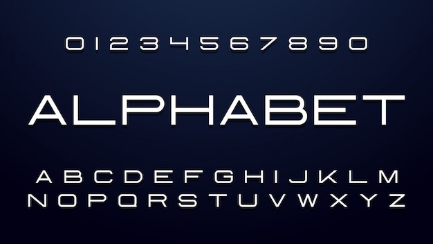Futuristic Alphabet: Sleek and Minimalist Lettering Design | Jiffy Designs