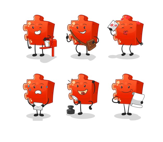 cheerful-red-puzzle-piece-characters-in-diverse-poses-jiffy-designs