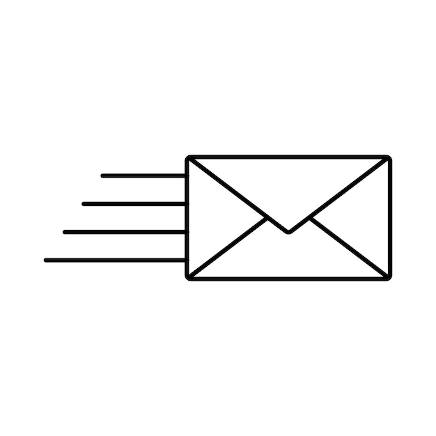 Swiftly Delivered Message - A Stylized Envelope Icon | Jiffy Designs
