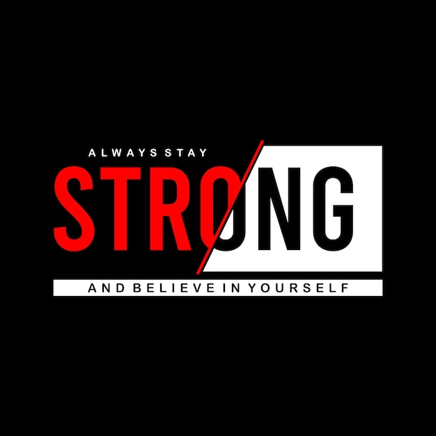 Motivational Typography with Powerful Message of Strength | Jiffy Designs