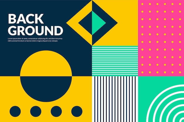Vibrant Geometric Shapes and Patterns Backdrop Collection | Jiffy Designs