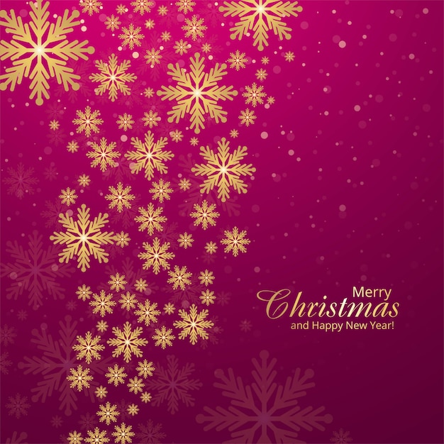 Festive Snowflake Flurry on Vibrant Fuchsia Background | Jiffy Designs