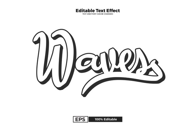 Stylized Wavy Text with Intricate Lettering Design | Jiffy Designs
