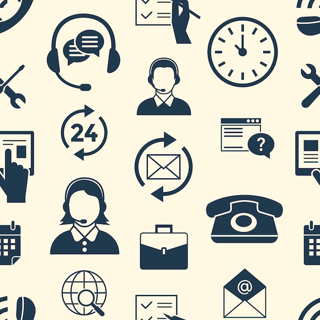 Collection of Customer Service and Communication Icons | Jiffy Designs