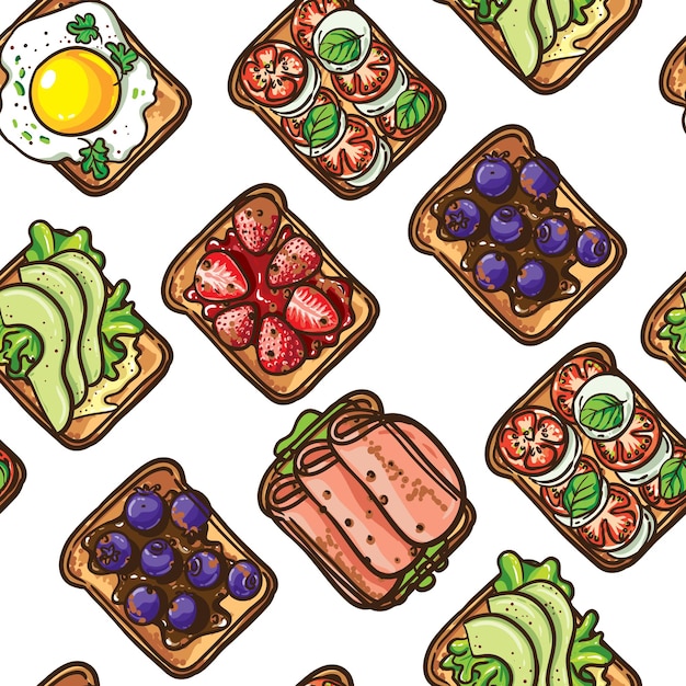 Delightful Assortment of Colorful and Appetizing Toast Toppings | Jiffy ...