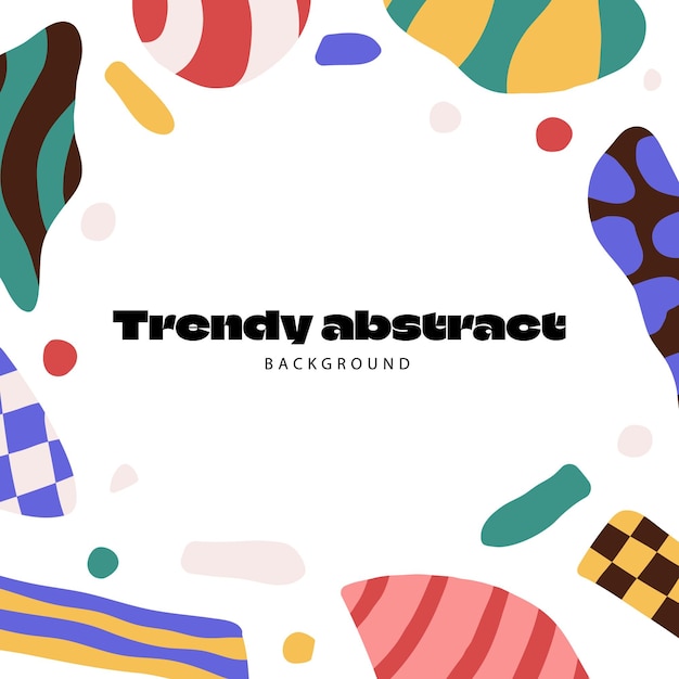 Vibrant abstract shapes and patterns in playful composition | Jiffy Designs