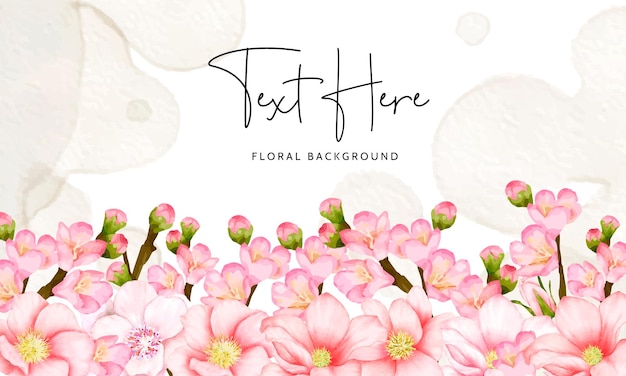 Elegant Pink Floral Background with Handwritten Text Overlay | Jiffy ...