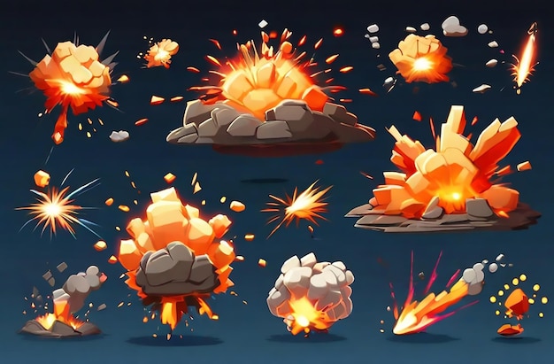 Explosive Collection of Vibrant Cartoon Bomb Illustrations | Jiffy Designs