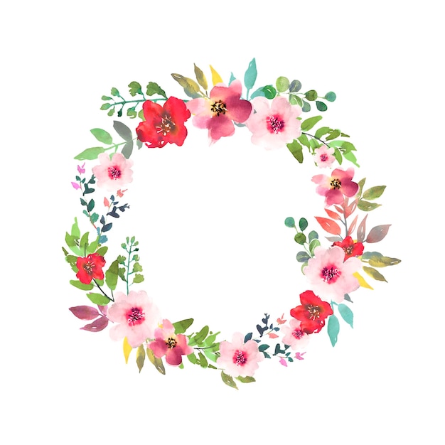Vibrant Floral Wreath with Colorful Blooms and Foliage | Jiffy Designs