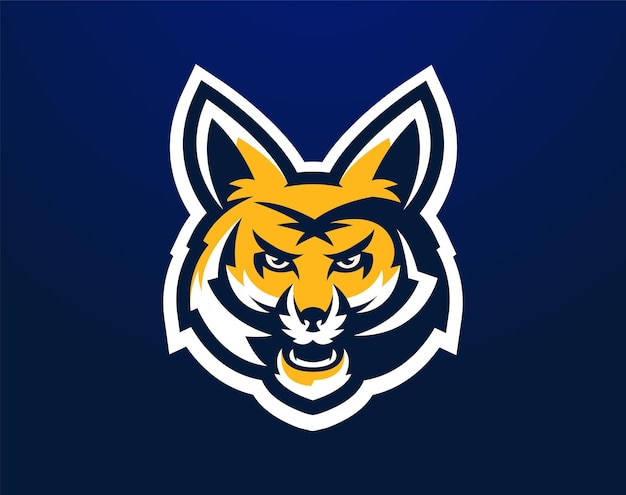 Fierce Fox Mascot Logo with Intense Gaze | Jiffy Designs