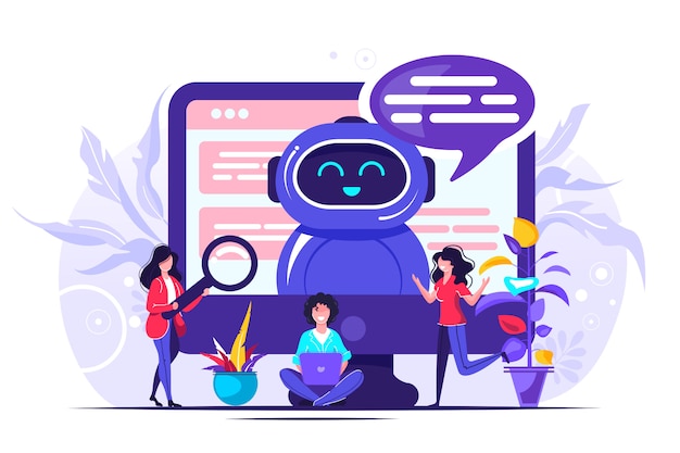 Vibrant Chatbot Interface with Friendly AI Assistant | Jiffy Designs