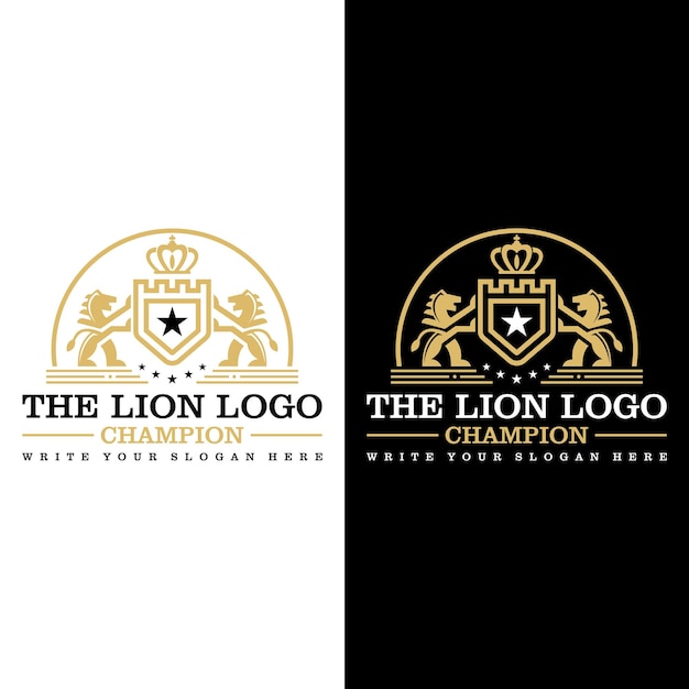 Regal Lion Emblem: Majestic Symbol of Strength and Victory | Jiffy Designs