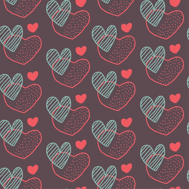 Vibrant Hearts Pattern for Passionate Designs | Jiffy Designs