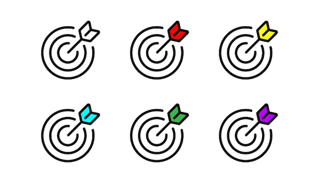 Vibrant Target Icons Showcasing Diverse Design Possibilities | Jiffy ...