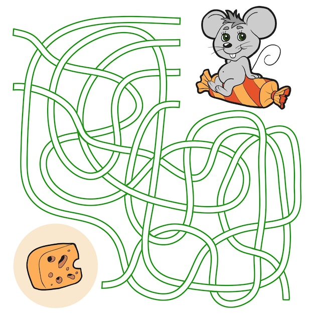 Playful Mouse Maze Adventure with Cheese | Jiffy Designs