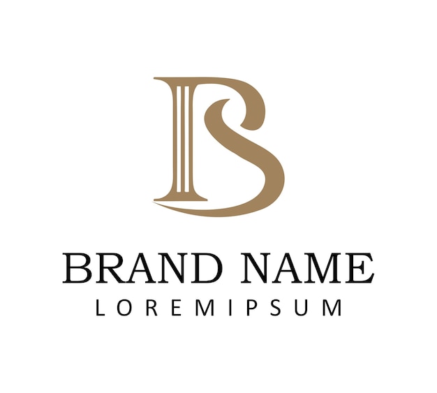 Elegant Monogram Logo with Classic Serif Typography | Jiffy Designs